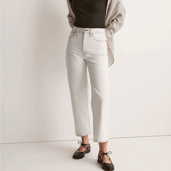 Madewell Denim - NWT Madewell The Perfect Vintage Wide-Leg Crop Jean in Edmunds Wash 25